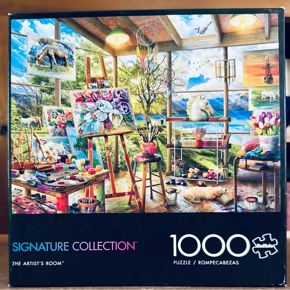 The Artist’s Room puzzle 1000 piece Buffalo brand